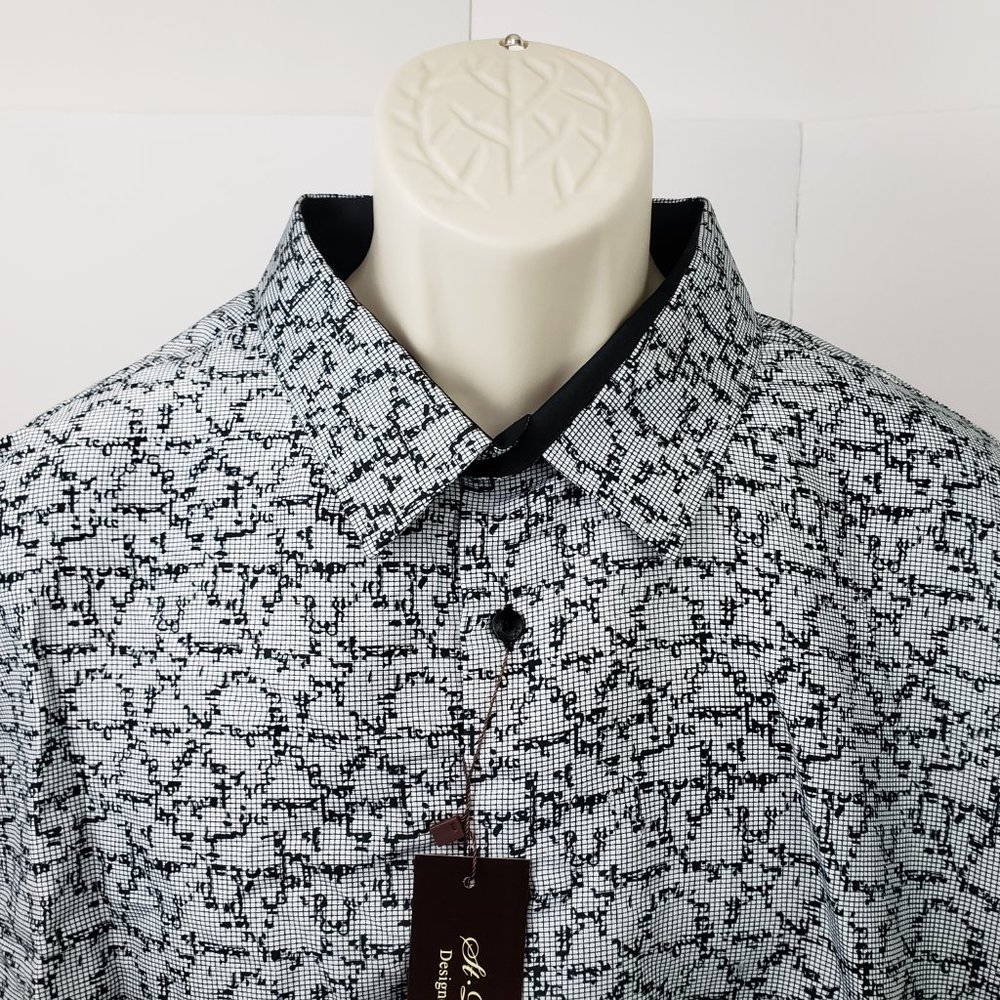 2X St. Patrick Print Microfiber Long Sleeve Shirt 2XL - Picture 3 of 7